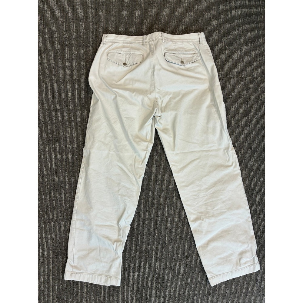 J.Crew Broken-in Straight Chino Pants Mens 35x32 Stone Khaki 100% Cotton Twill - Picture 3 of 3